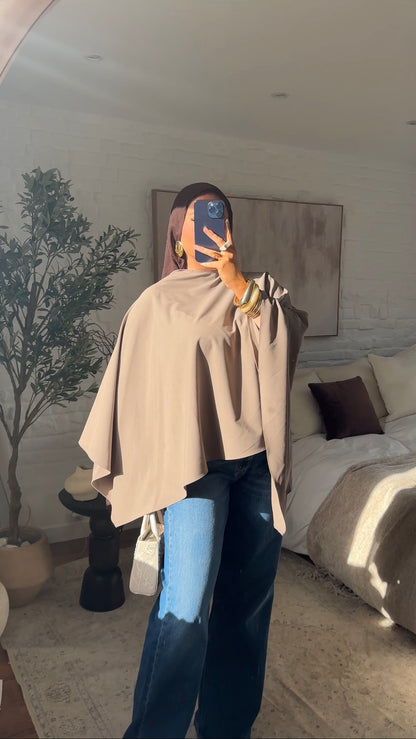 [CRÉATION] Cape oversize | Beige