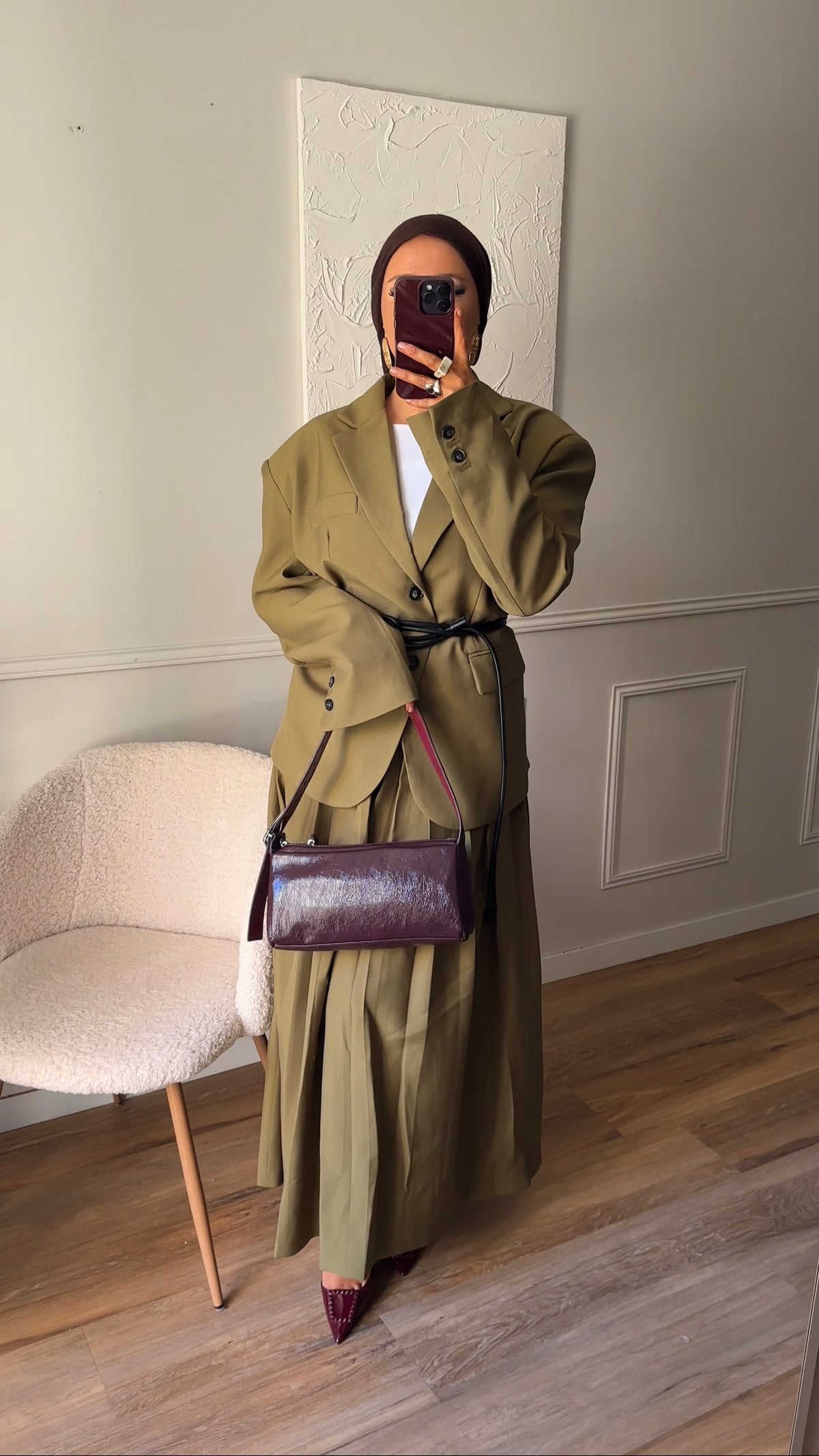 [GAMME LUXE] Blazer ultra oversize | Vert