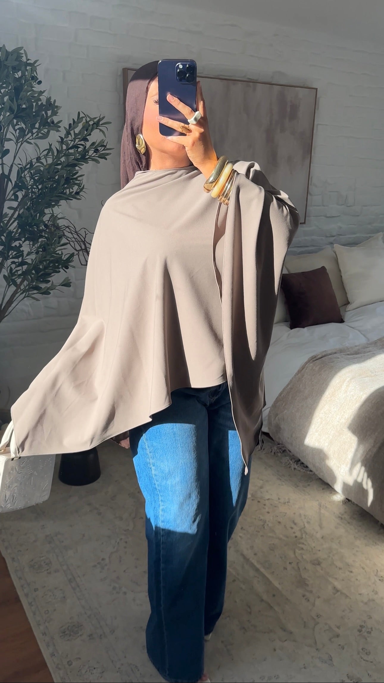 [CRÉATION] Cape oversize | Beige