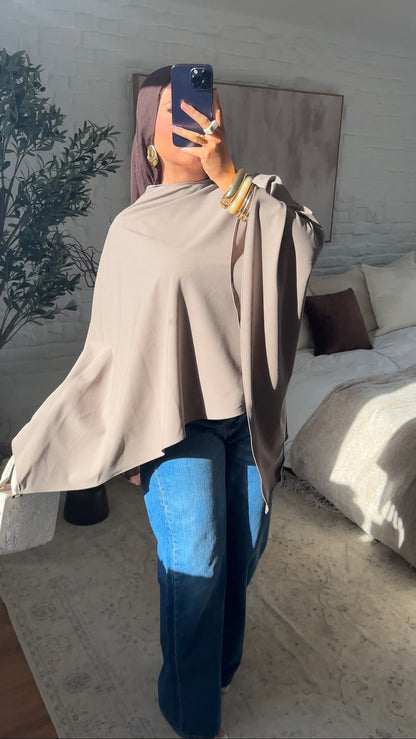 [CRÉATION] Cape oversize | Beige