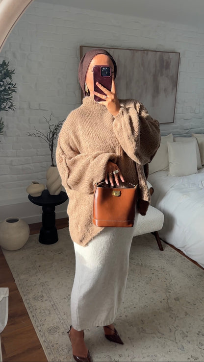Pull oversize comfy | Camel