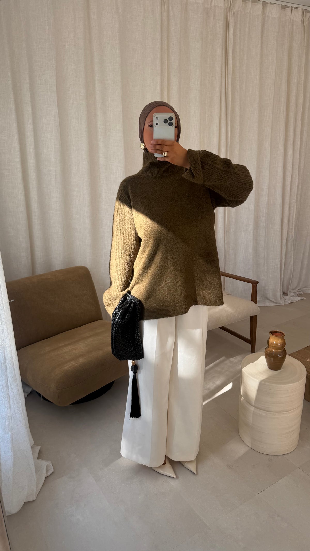Pull long BREA | Olive