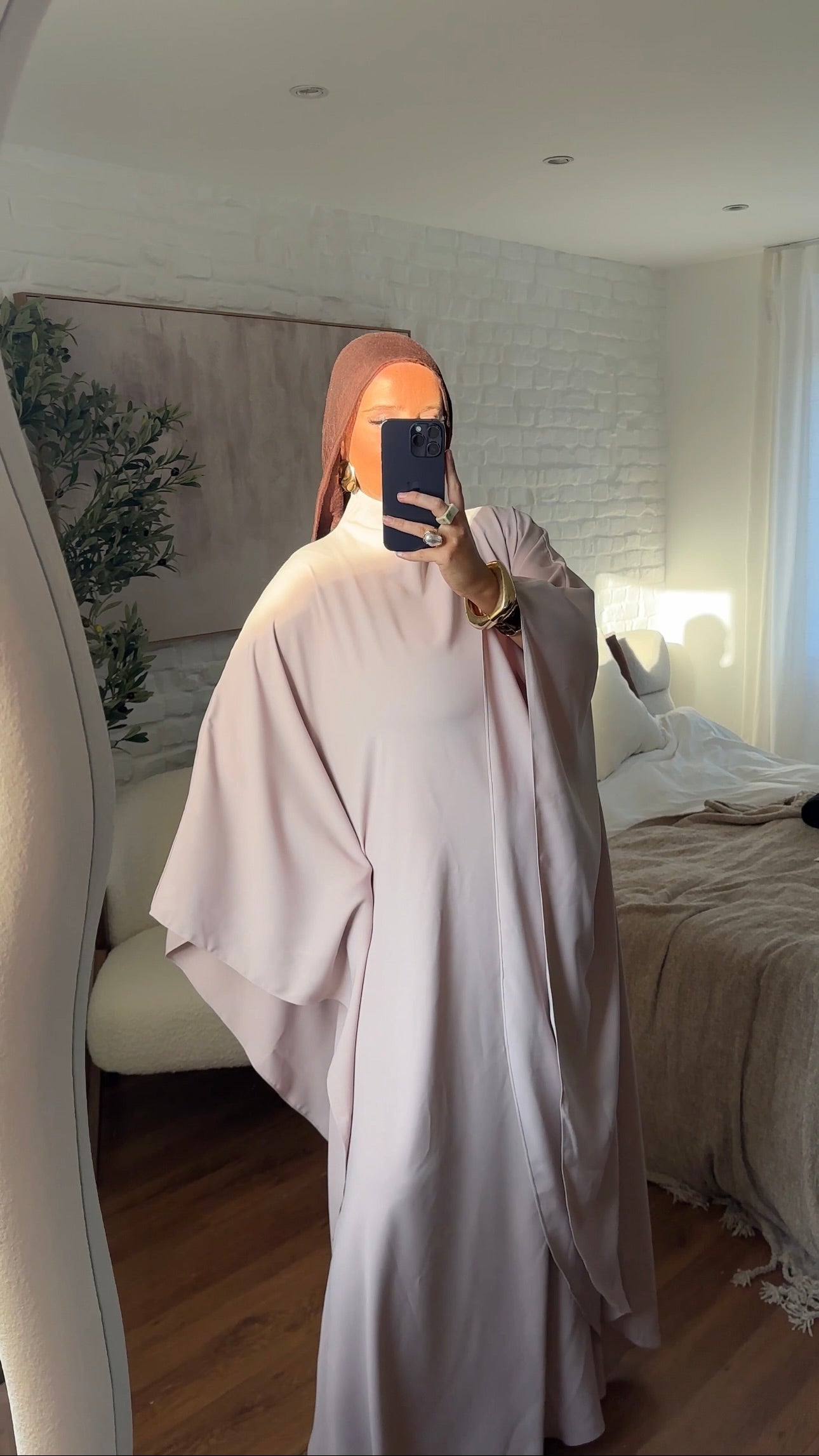 [CRÉATION] Robe ultra longue MAYARA | Rose pale