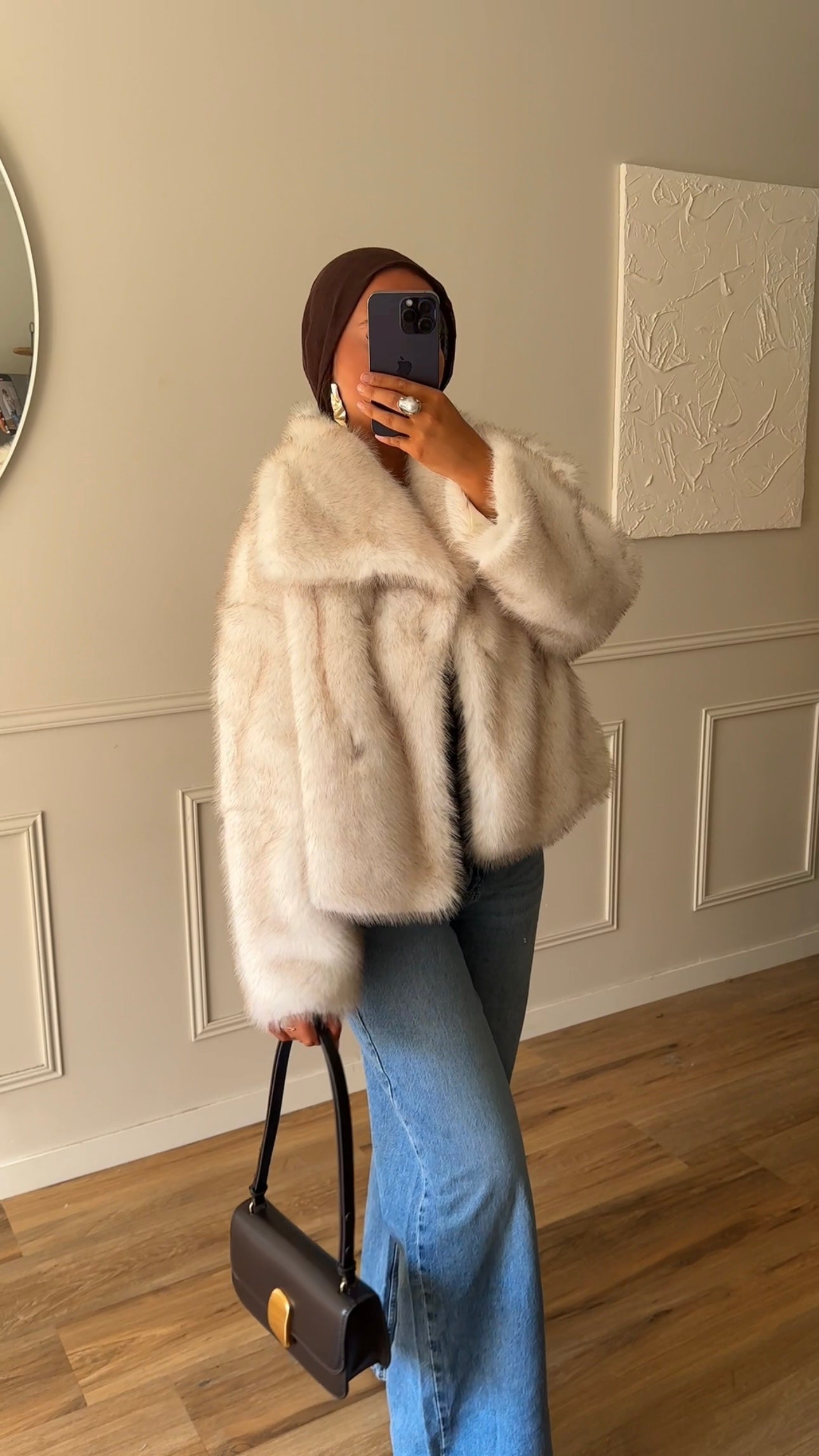 [GAMME PREMIUM] Fourrure mi longue | Crème