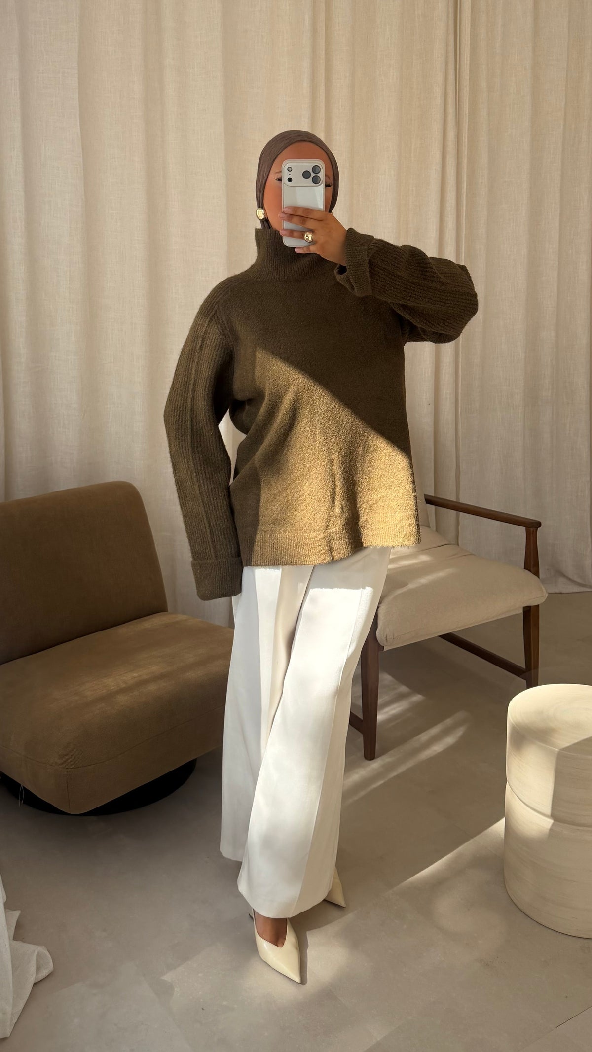 Pull long BREA | Olive