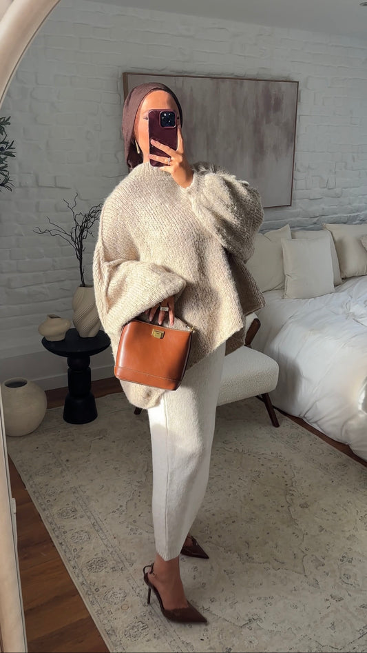 Pull oversize comfy | Beige