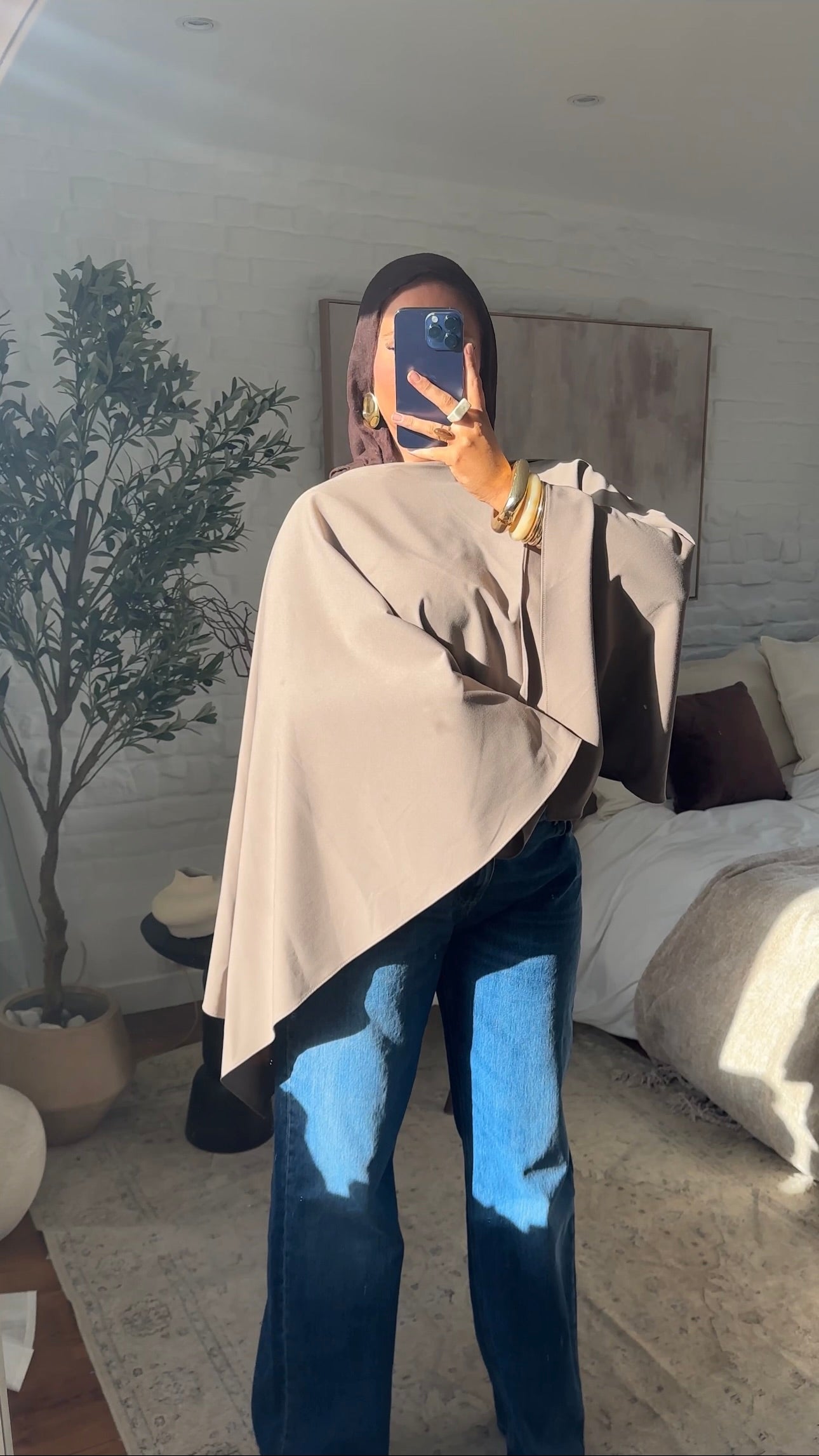 [CRÉATION] Cape oversize | Beige