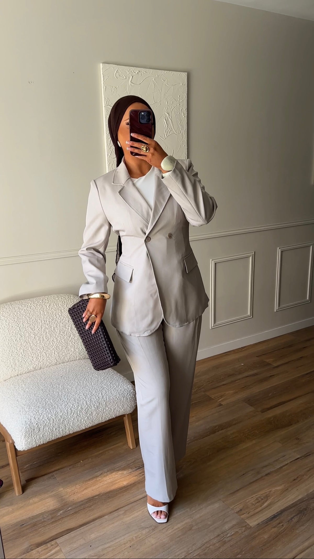 Blazer cintré | Taupe