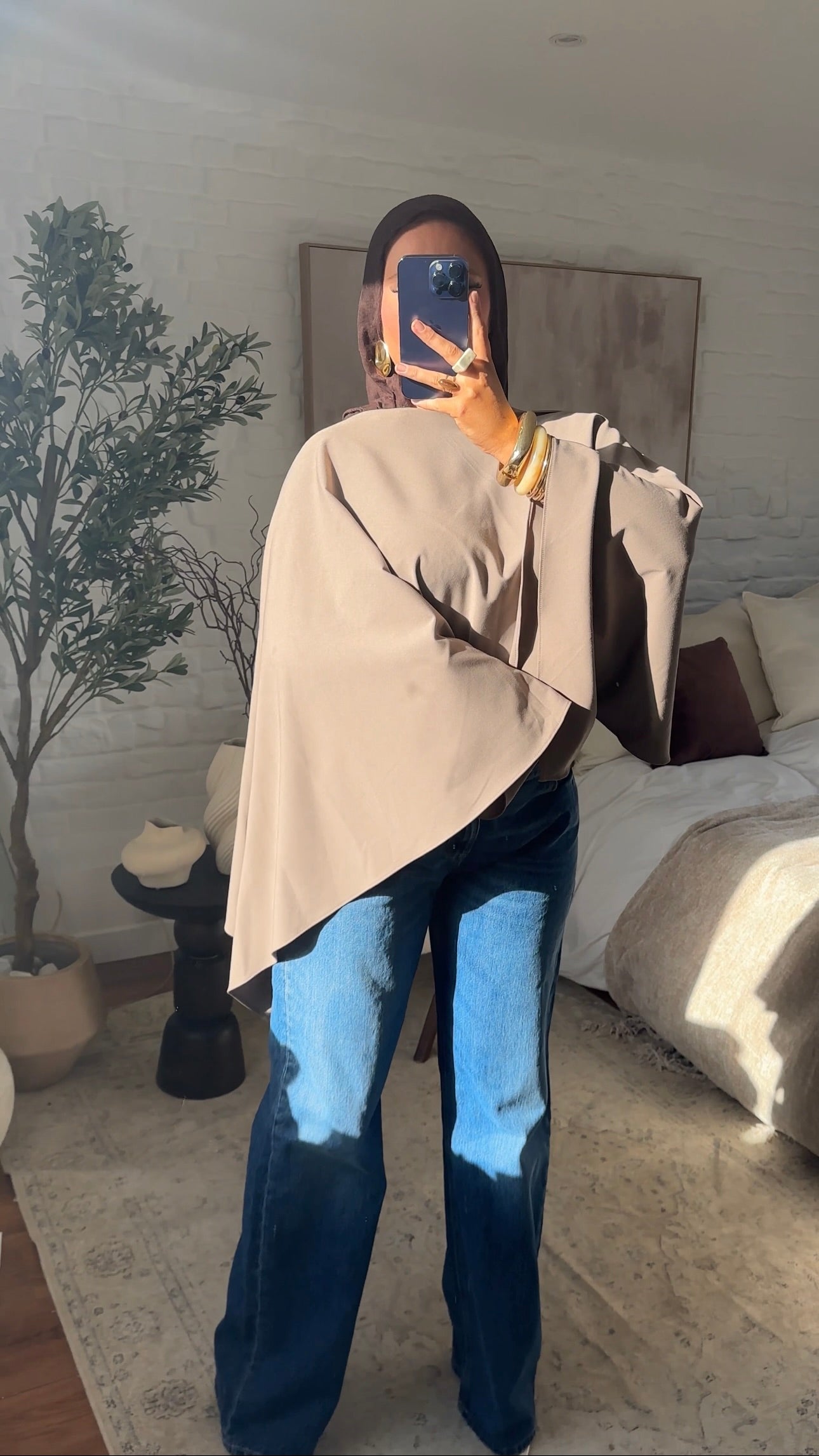 [CRÉATION] Cape oversize | Beige