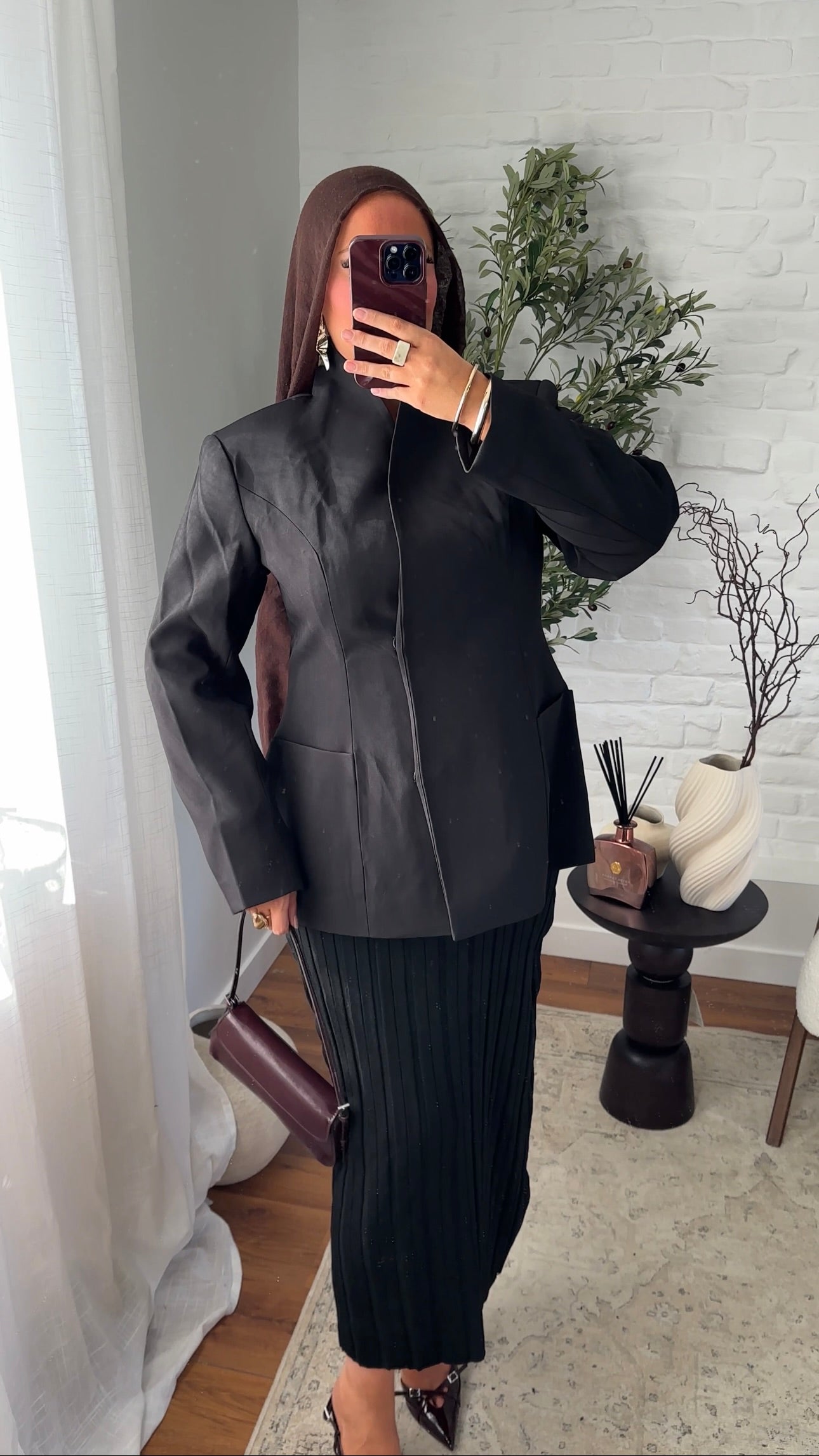 [CRÉATION] Blazer ultra cintré épais | Noir