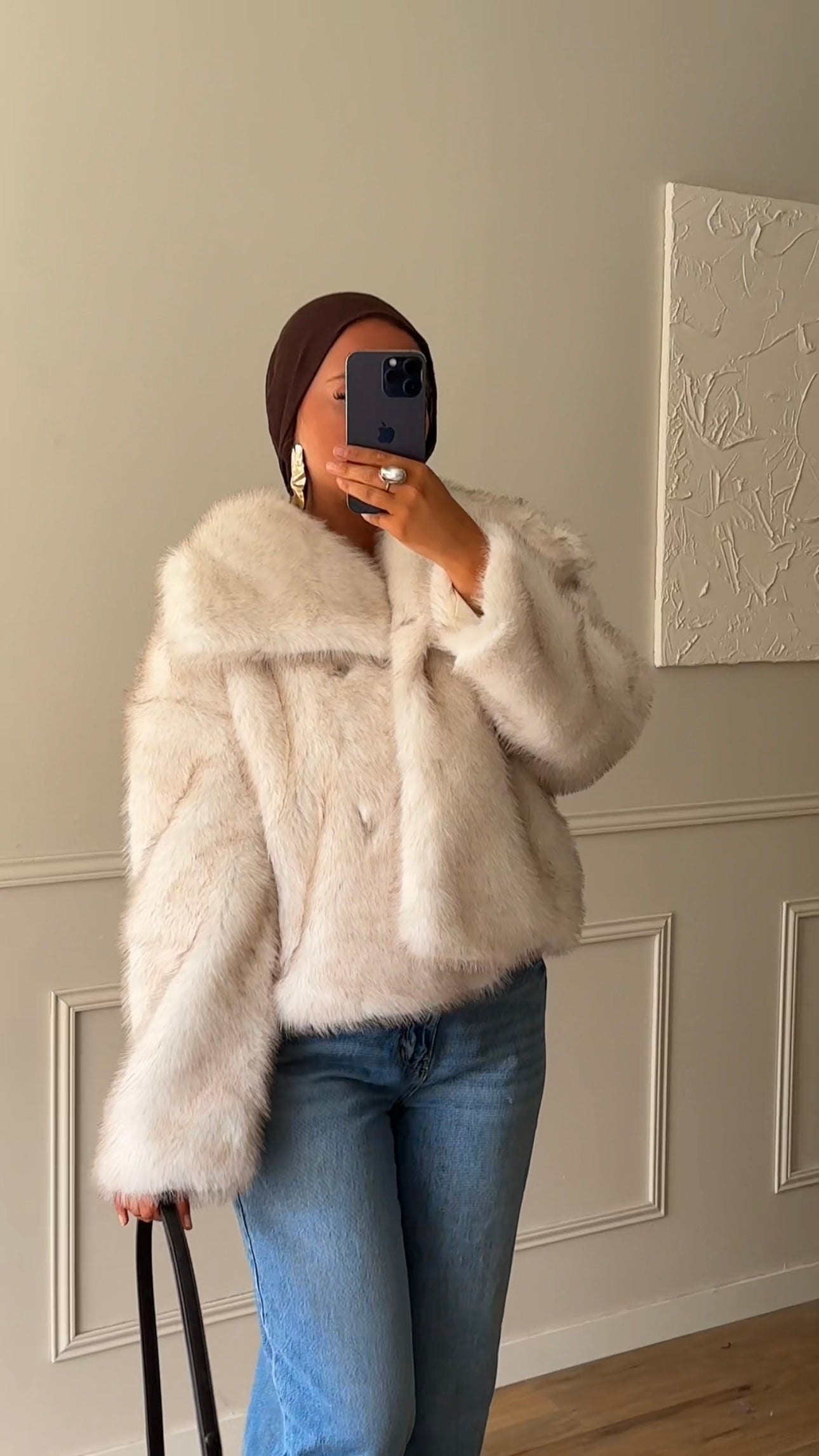 [GAMME PREMIUM] Fourrure mi longue | Crème