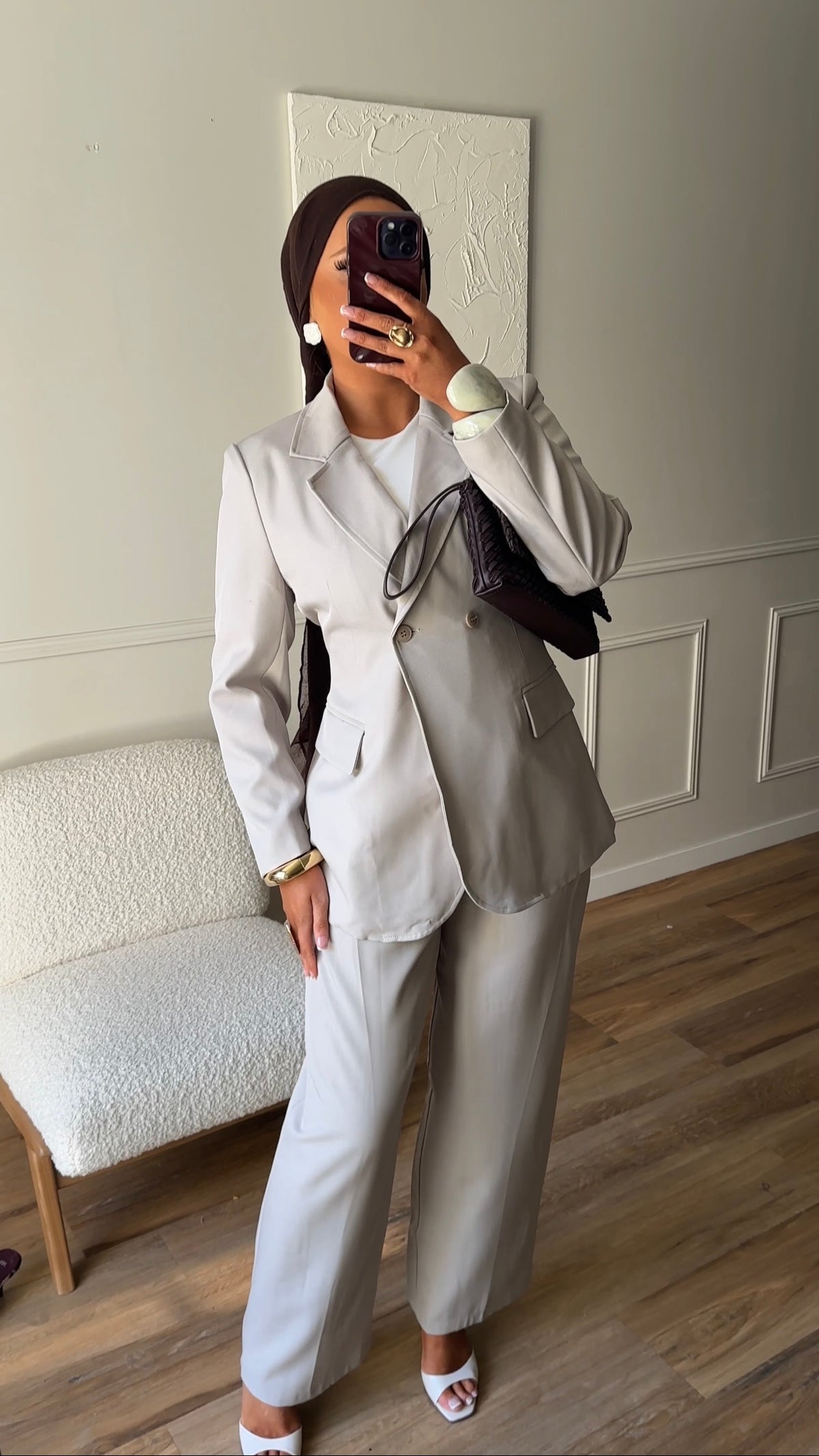Blazer cintré | Taupe