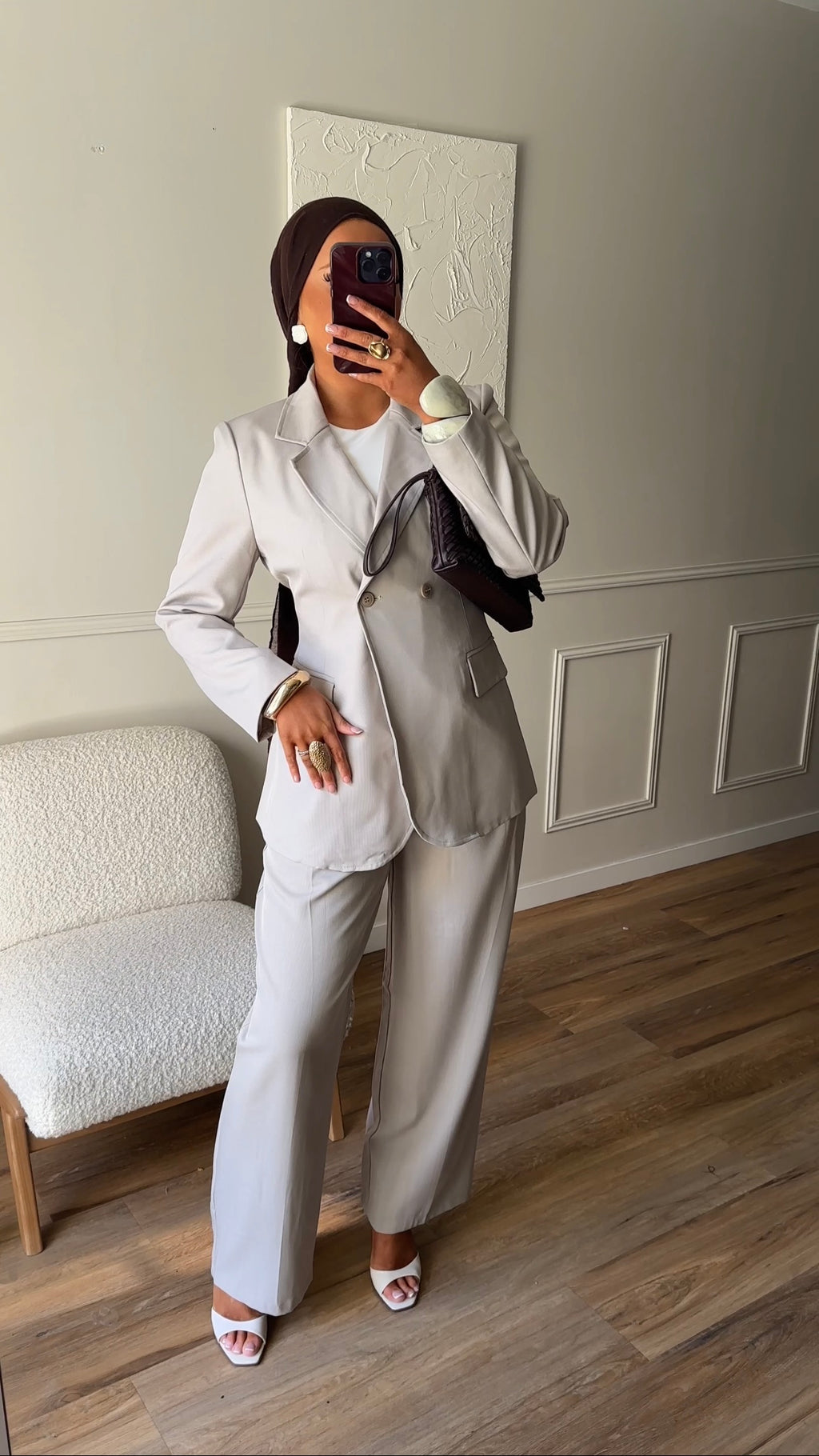 Blazer cintré | Taupe