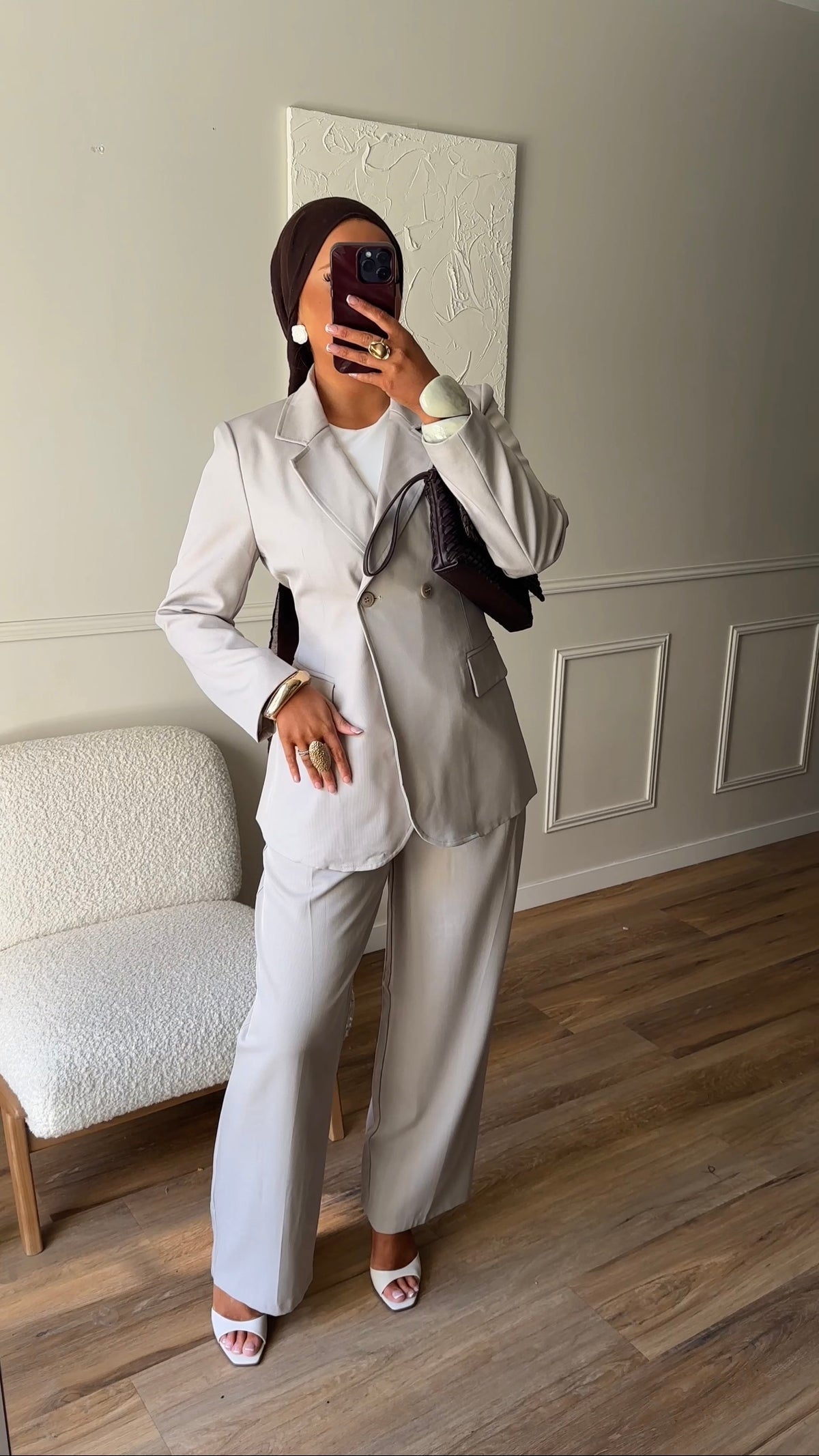 Blazer cintré | Taupe