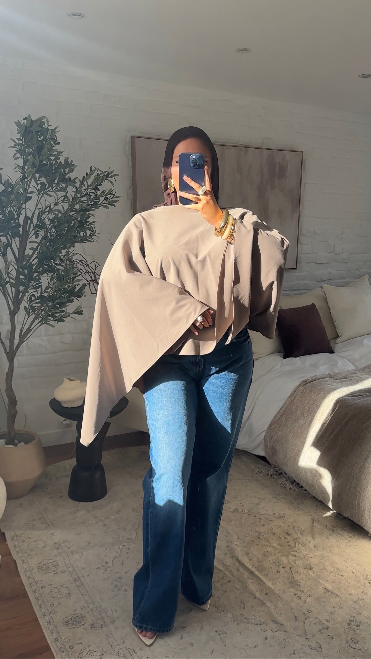 [CRÉATION] Cape oversize | Beige