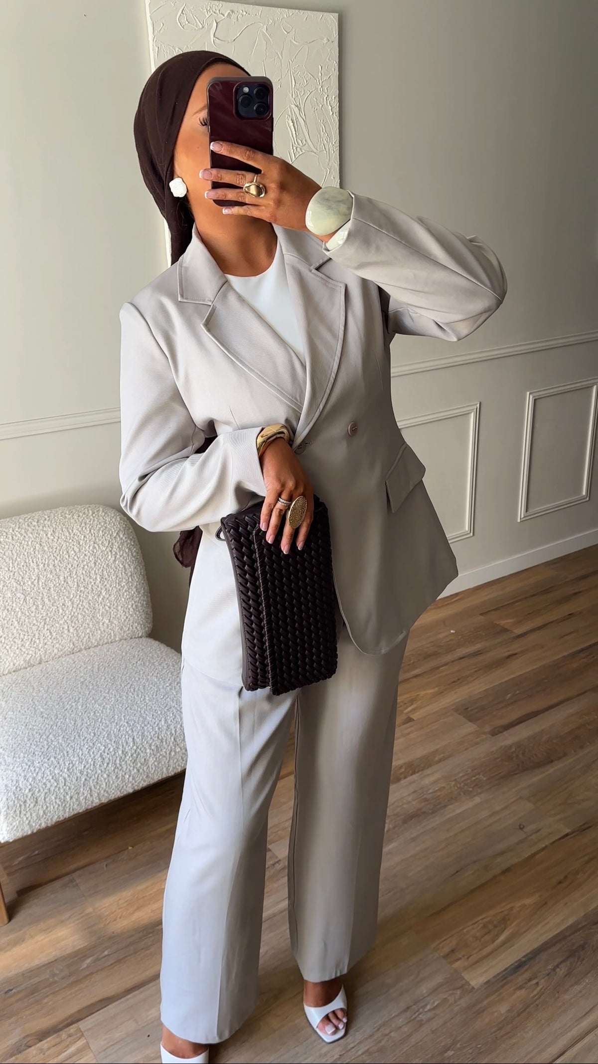 Blazer cintré | Taupe