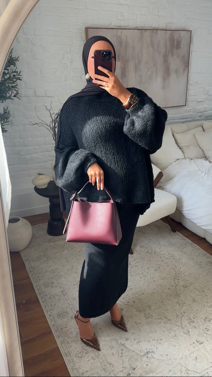 Pull oversize comfy | Noir