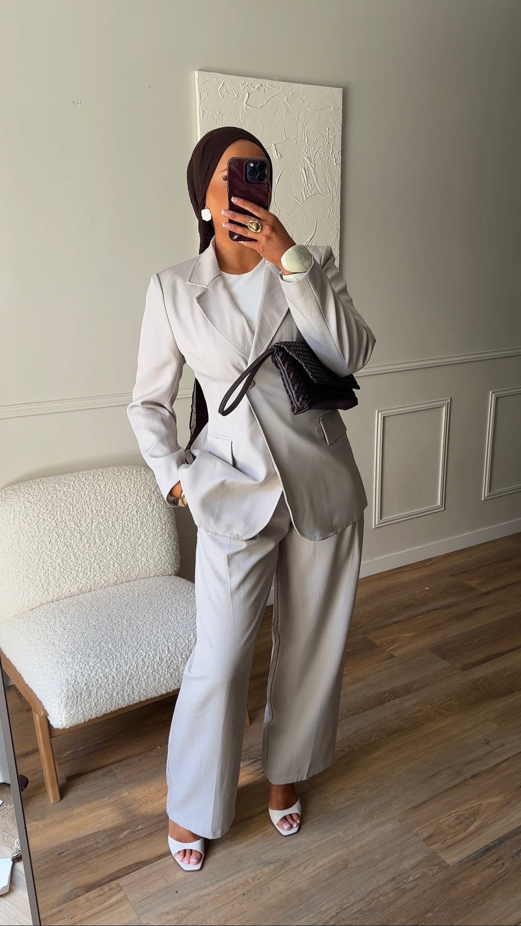 Blazer cintré | Taupe