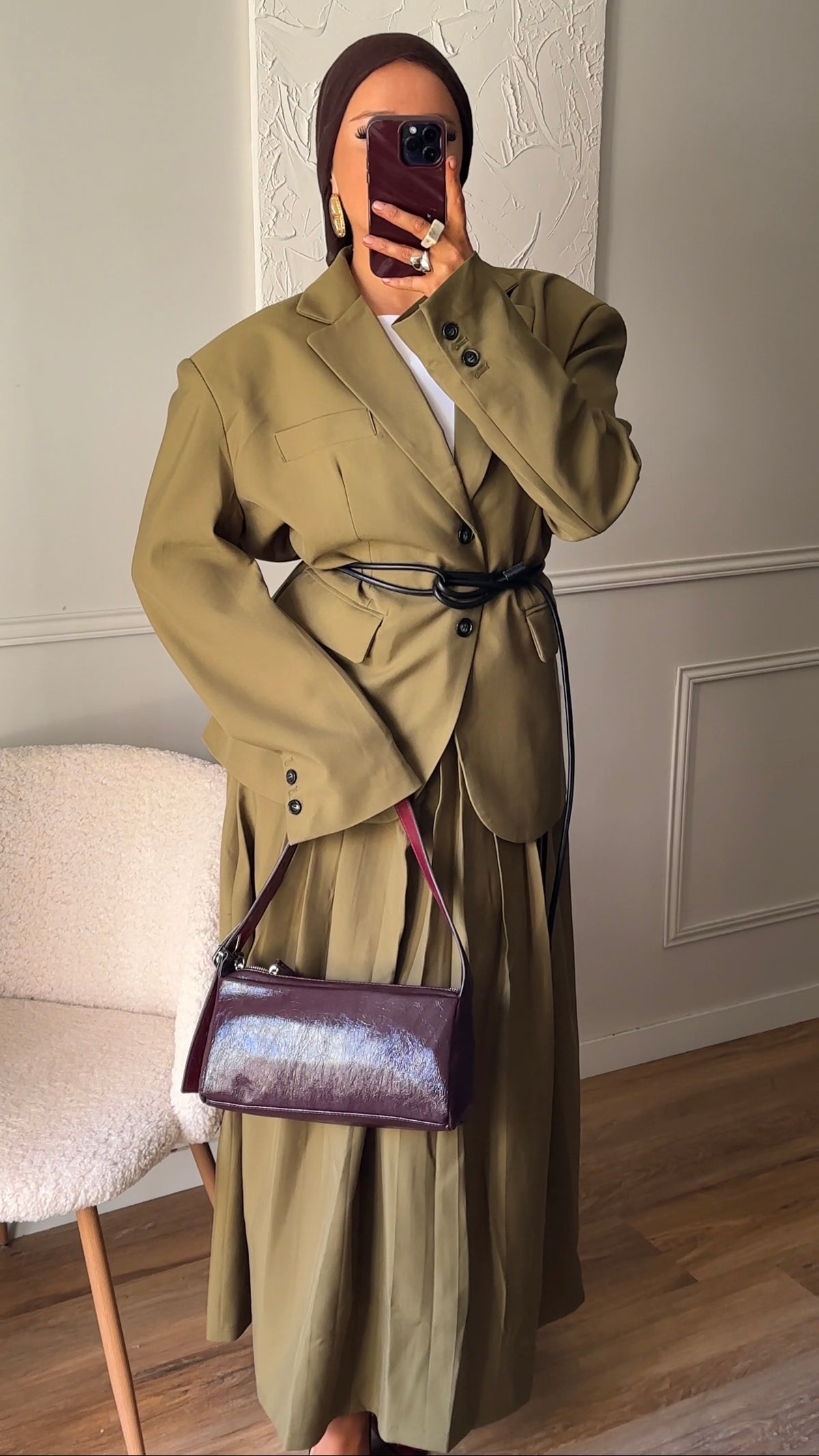 [GAMME LUXE] Blazer ultra oversize | Vert