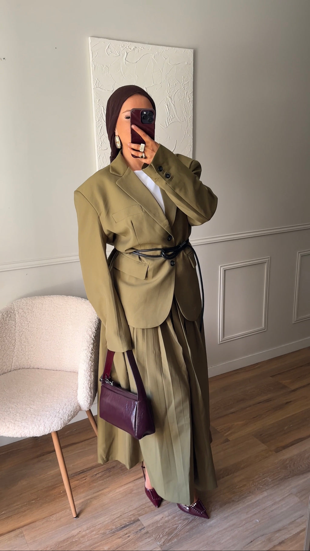 [GAMME LUXE] Blazer ultra oversize | Vert