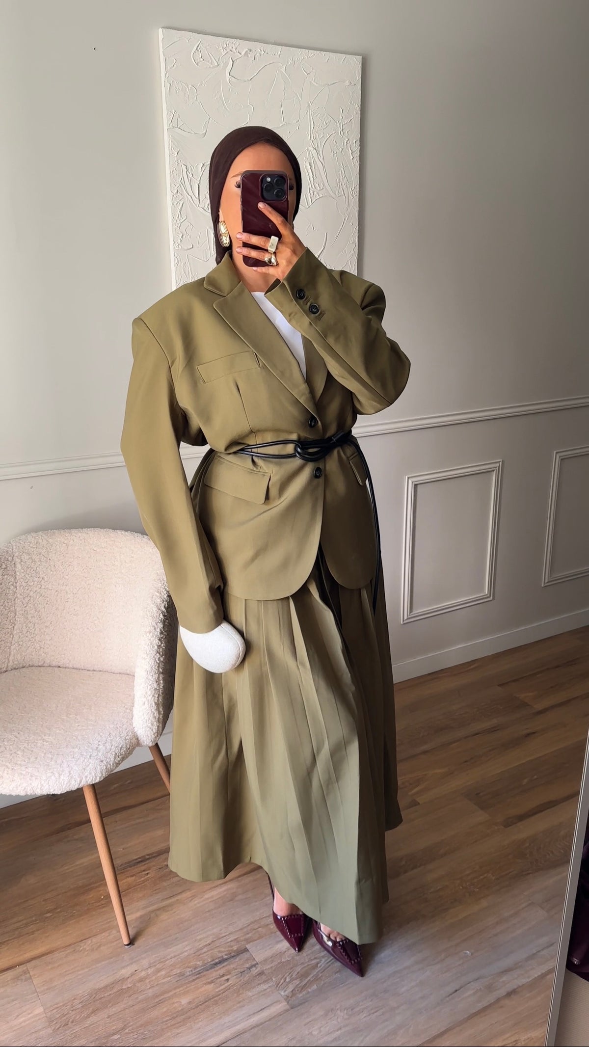 [GAMME LUXE] Blazer ultra oversize | Vert