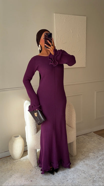 Robe longue HOMEN | Prune