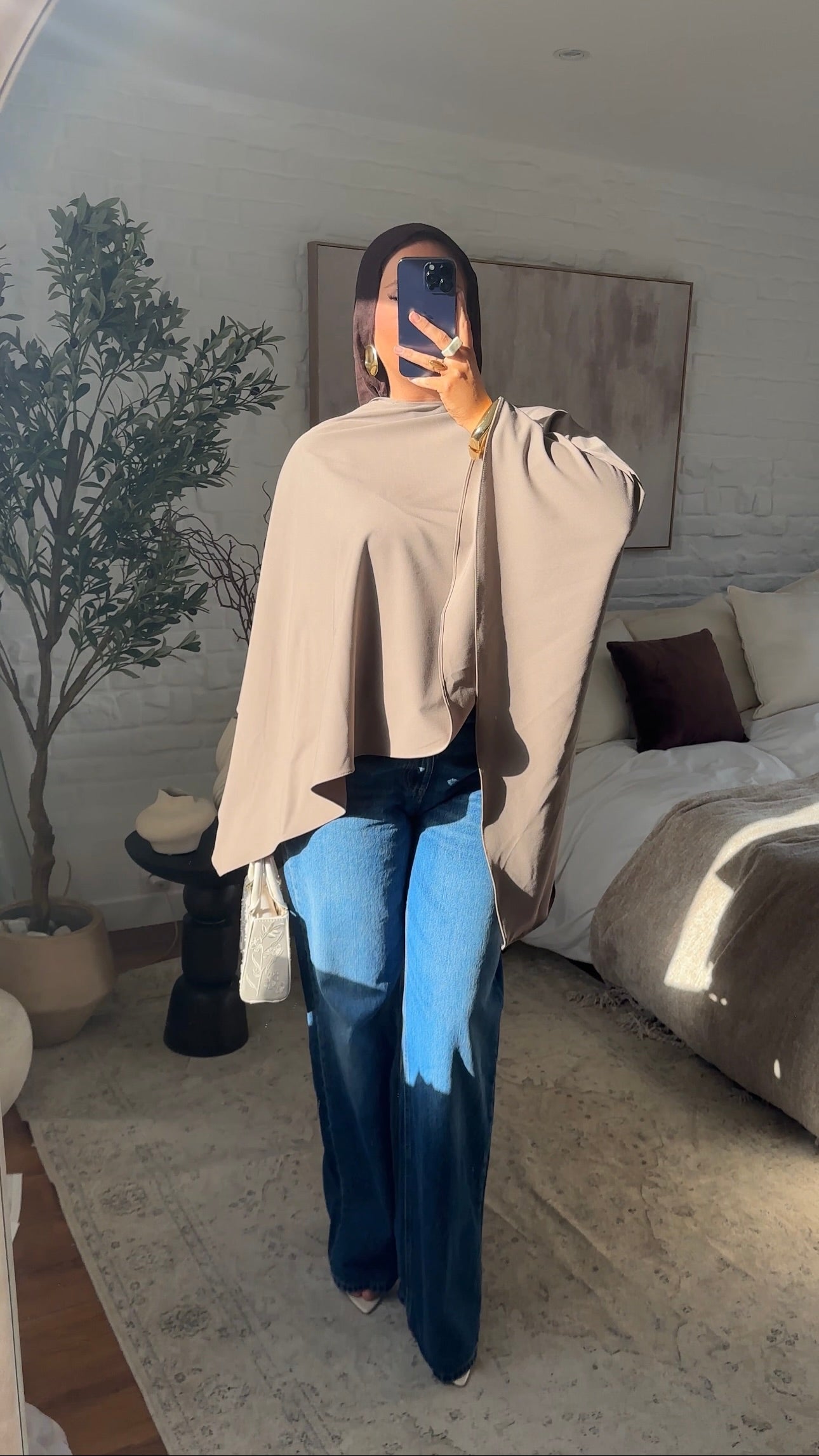 [CRÉATION] Cape oversize | Beige