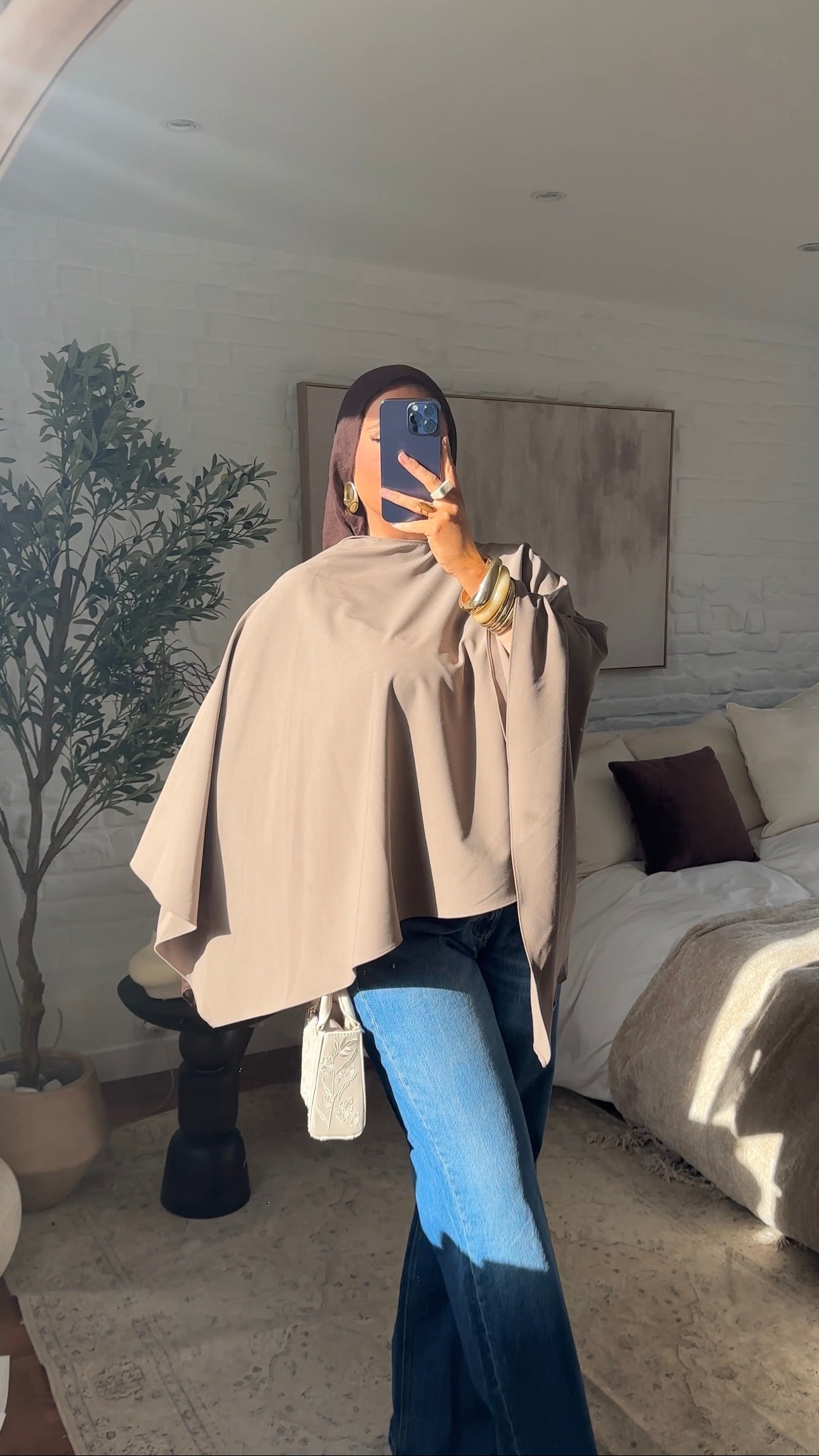 [CRÉATION] Cape oversize | Beige