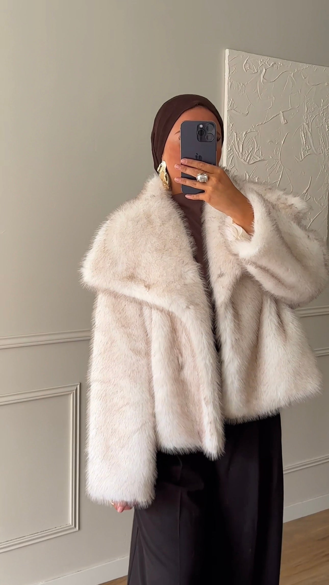 [GAMME PREMIUM] Fourrure mi longue | Crème