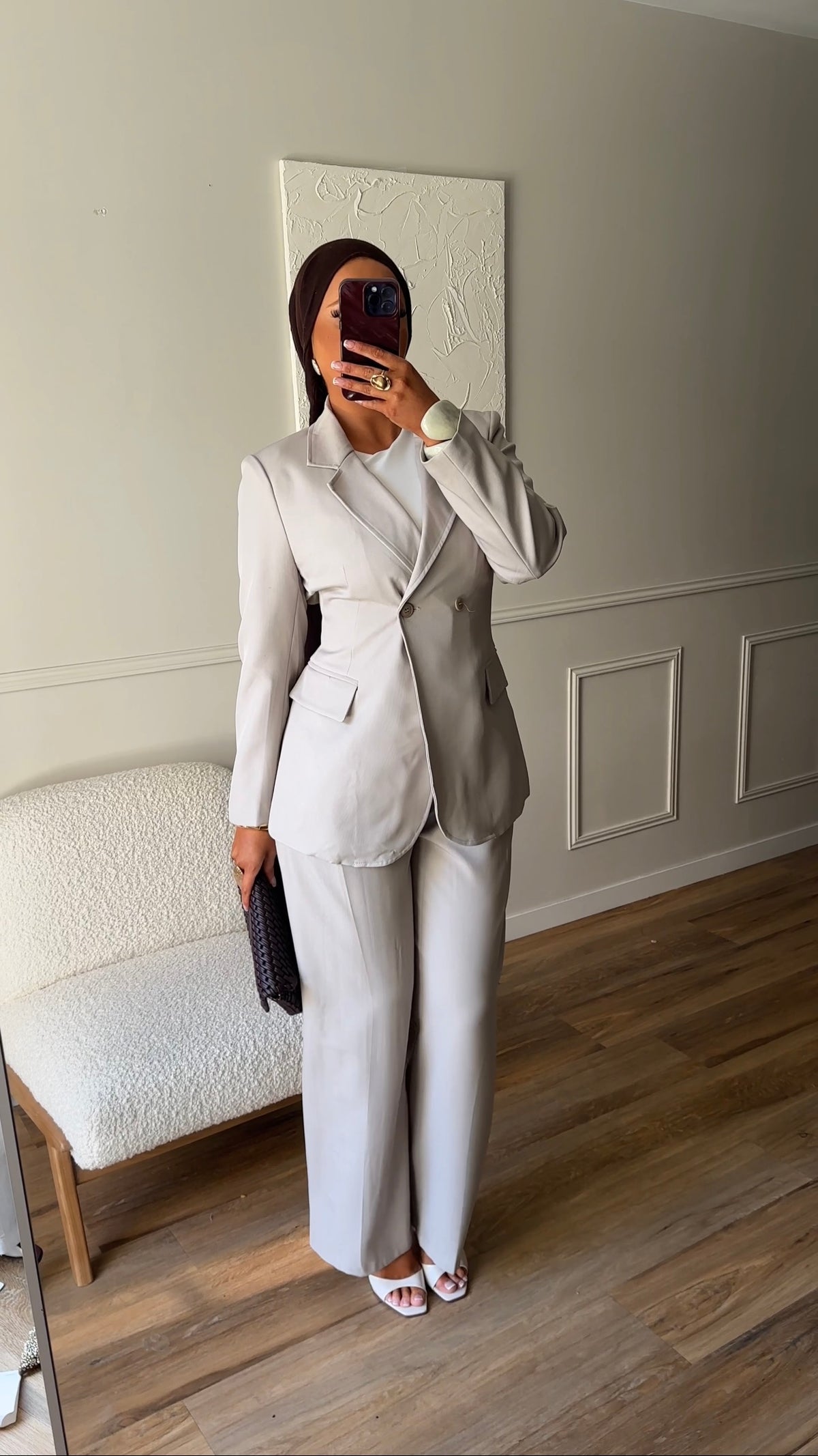 Blazer cintré | Taupe