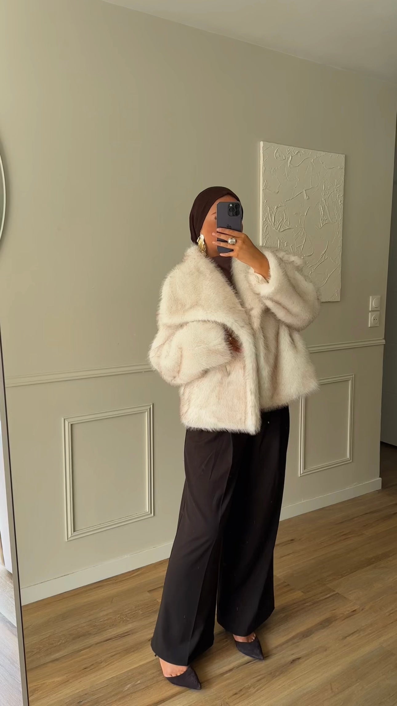 [GAMME PREMIUM] Fourrure mi longue | Crème
