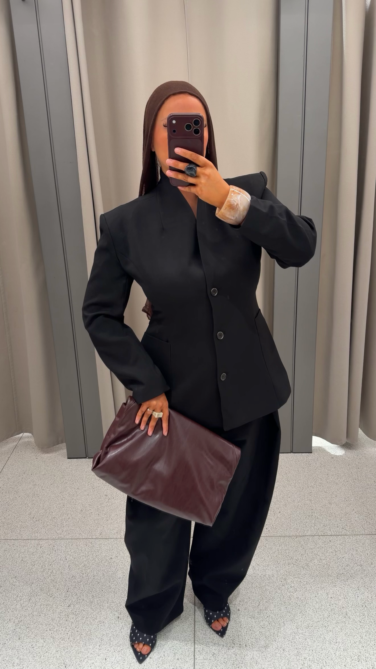 [GAMME PREMIUM] Blazer cintré | Noir