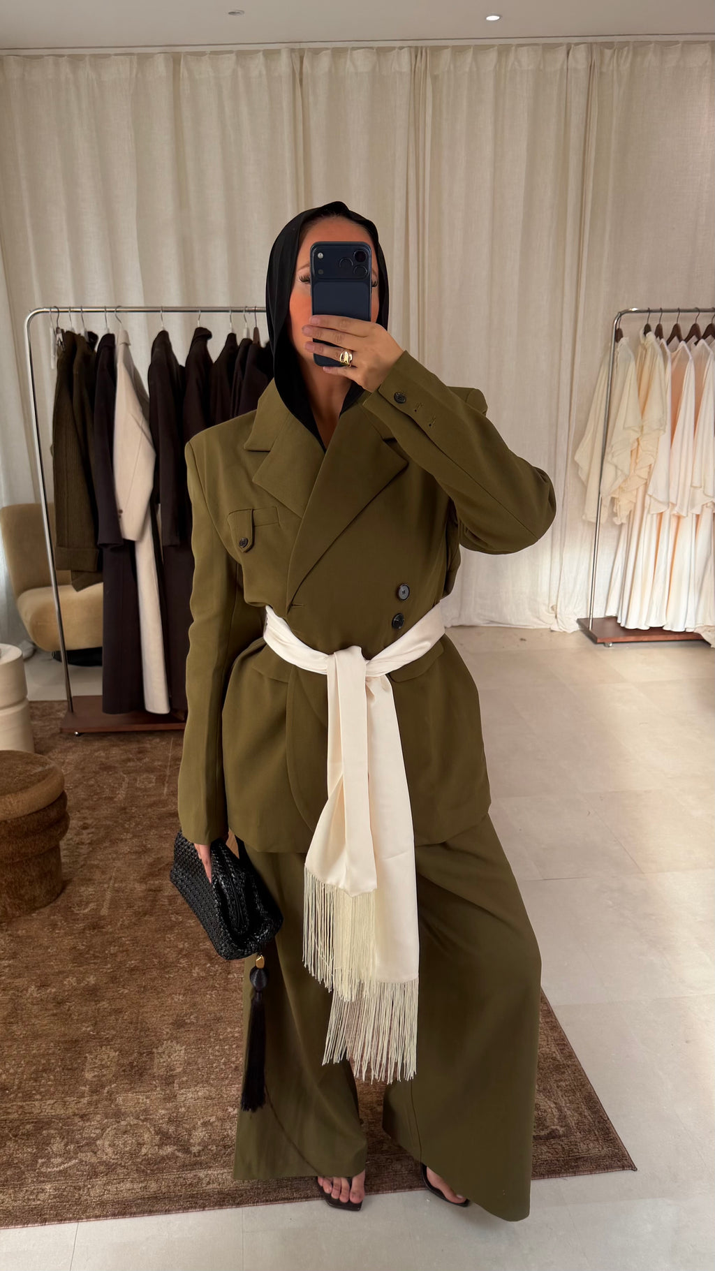 [GAMME LUXE] Blazer ultra oversize GAIA | Vert