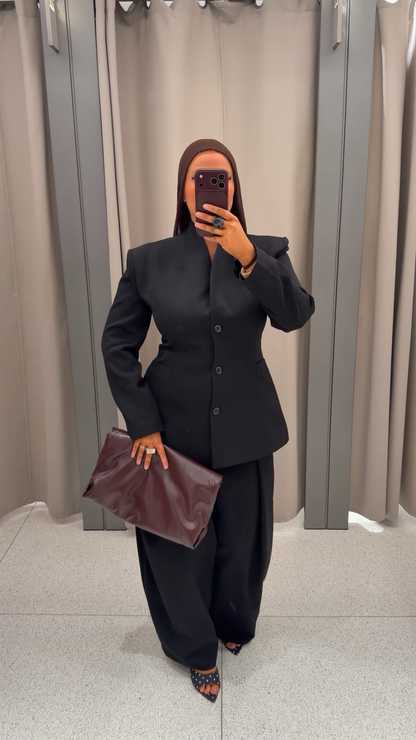 [GAMME PREMIUM] Blazer cintré | Noir