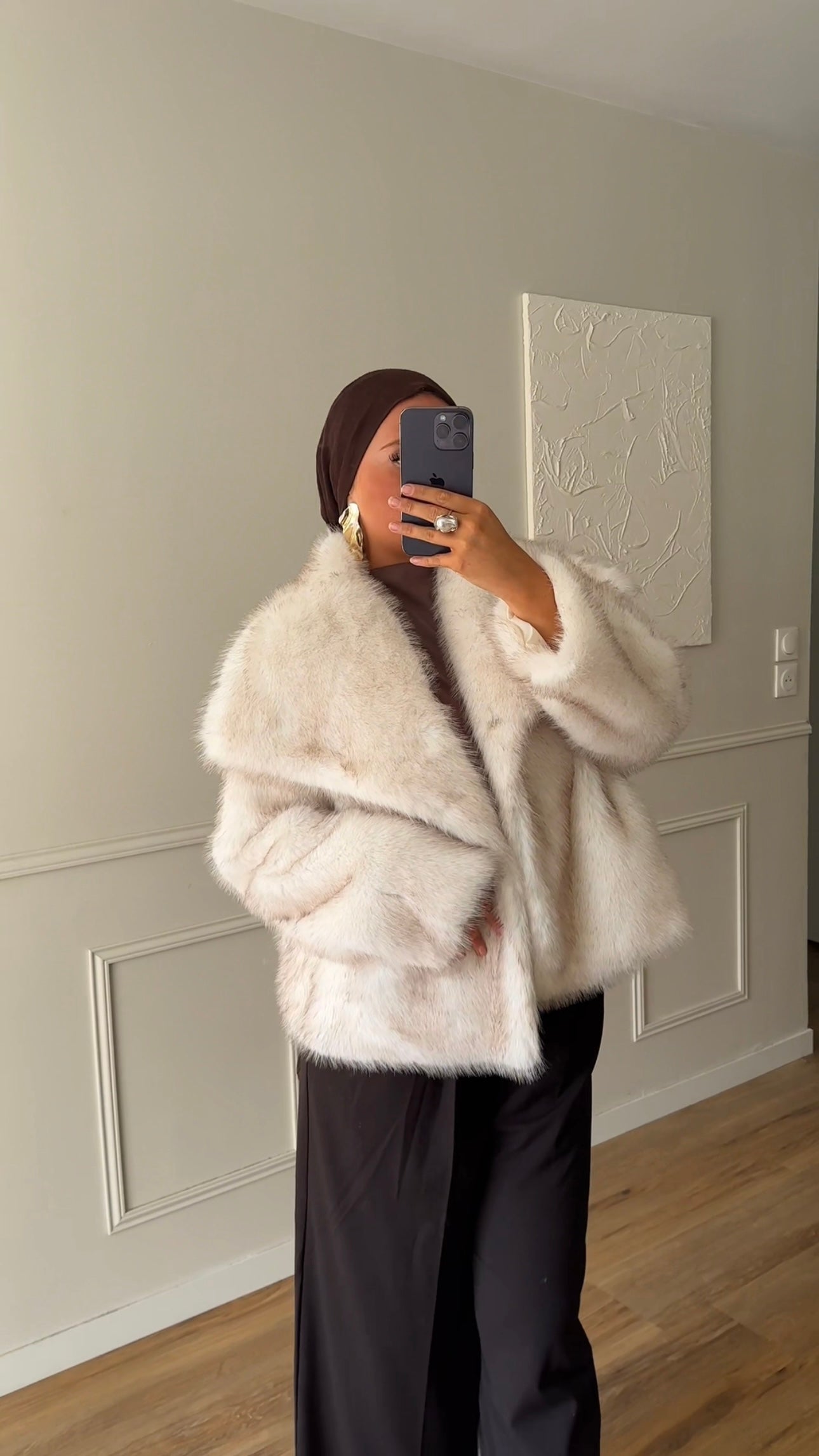 [GAMME PREMIUM] Fourrure mi longue | Crème