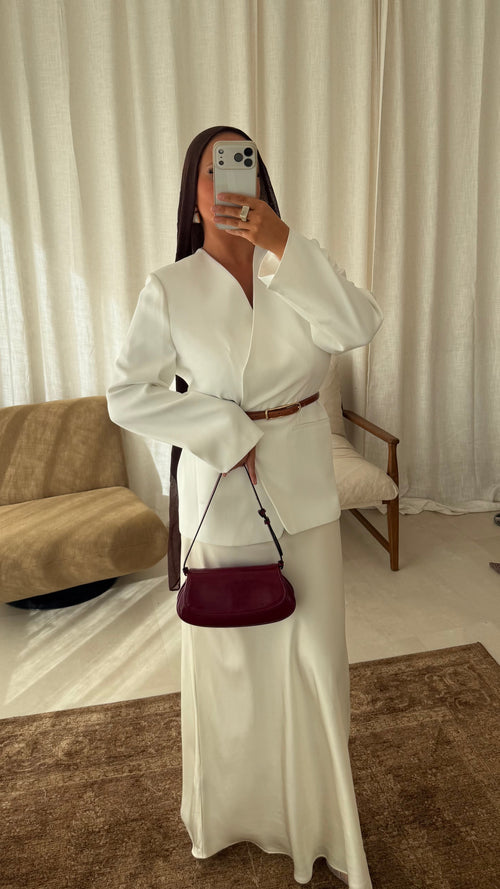 Blazer ultra épais | Blanc