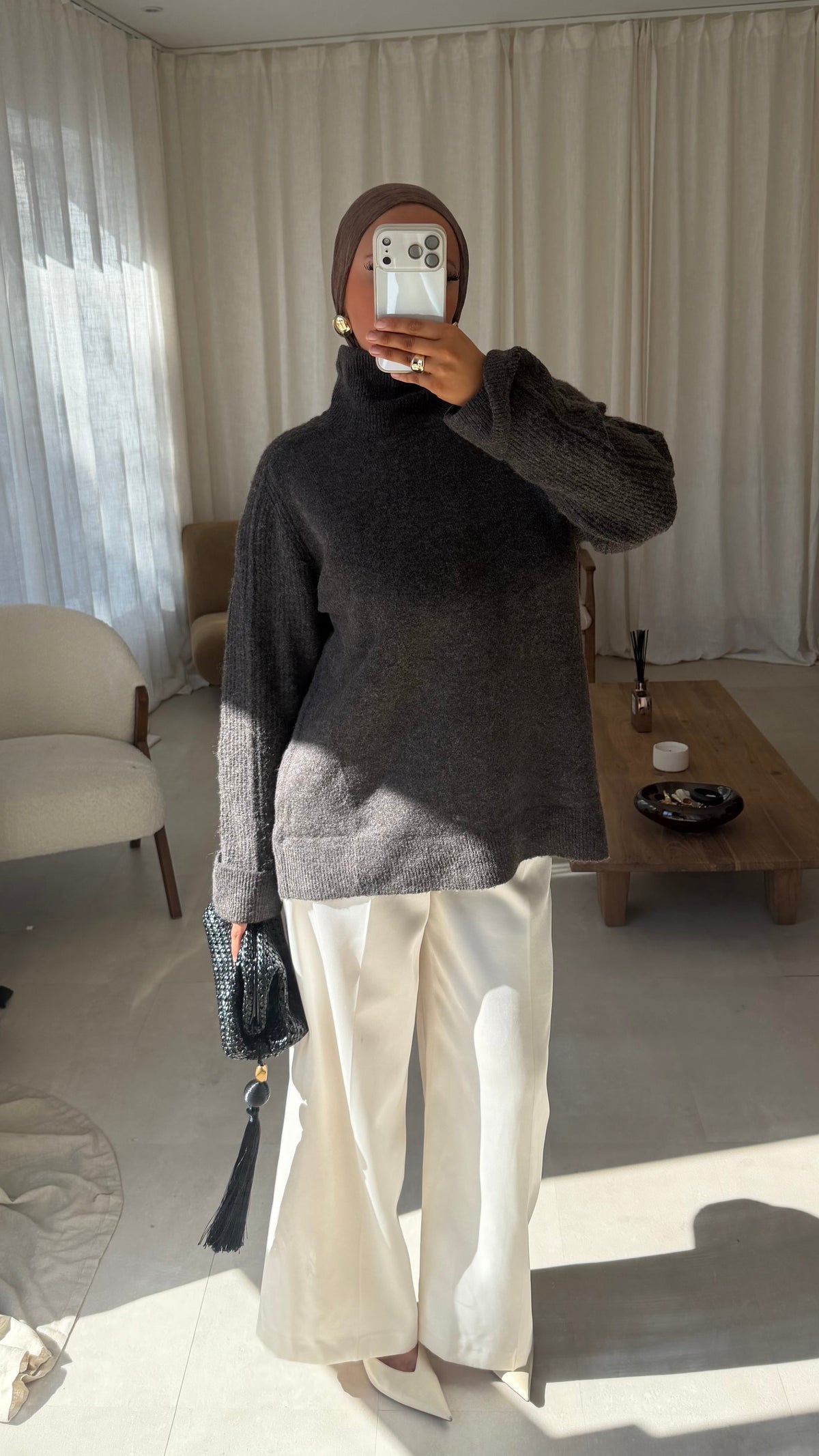 Pull long BREA | Marron