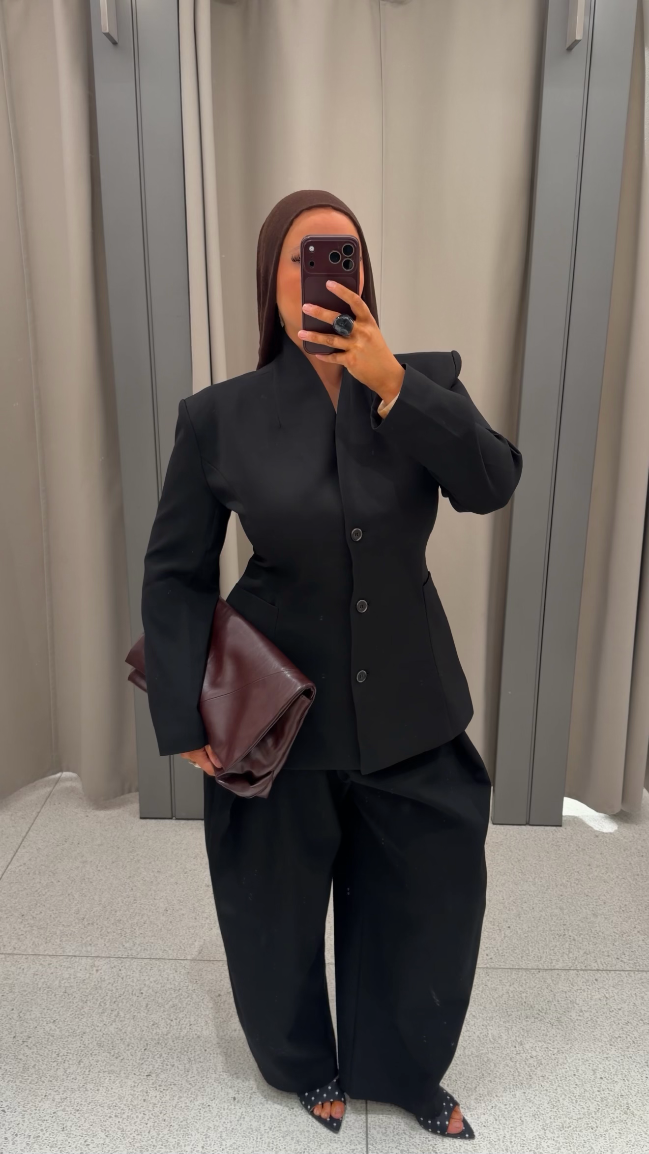 [GAMME PREMIUM] Blazer cintré | Noir