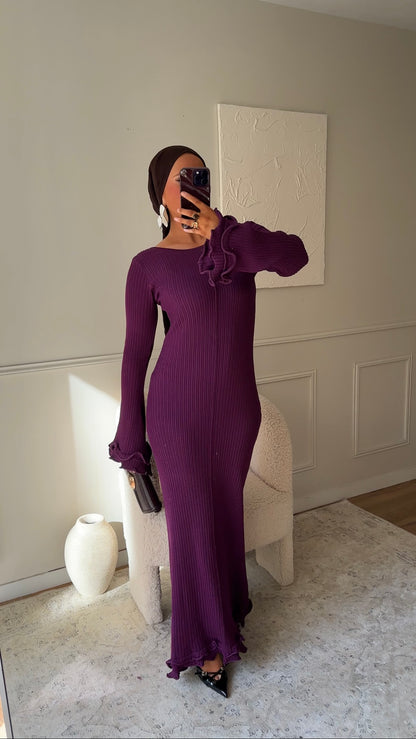 Robe longue HOMEN | Prune