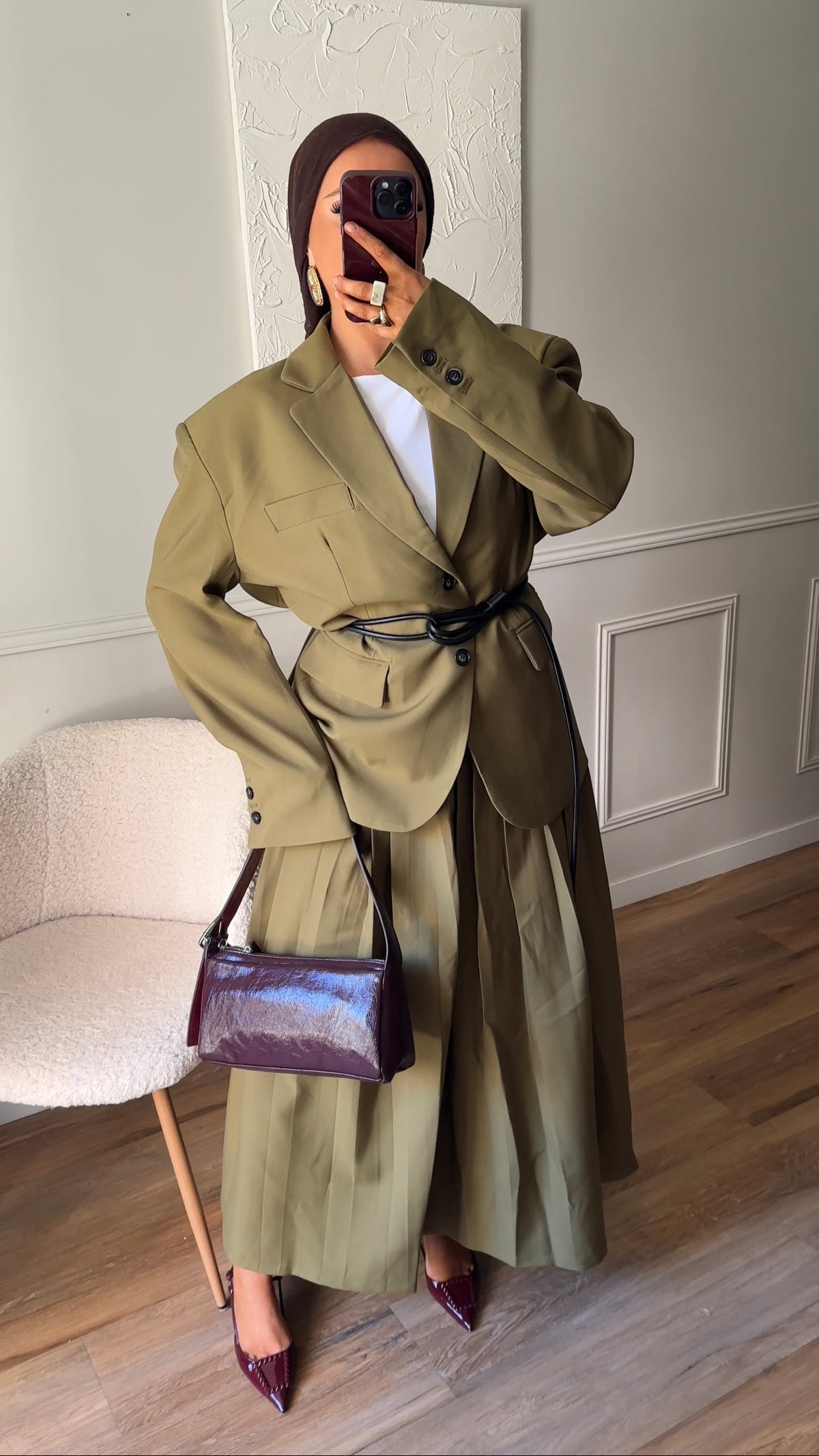 [GAMME LUXE] Blazer ultra oversize | Vert