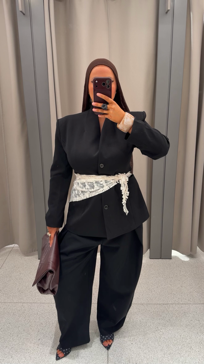 [GAMME PREMIUM] Blazer cintré | Noir