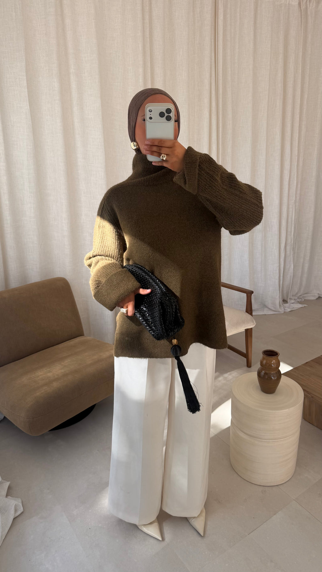 Pull long BREA | Olive