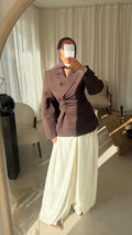 Blazer cintré à boutons GOYA | Marron