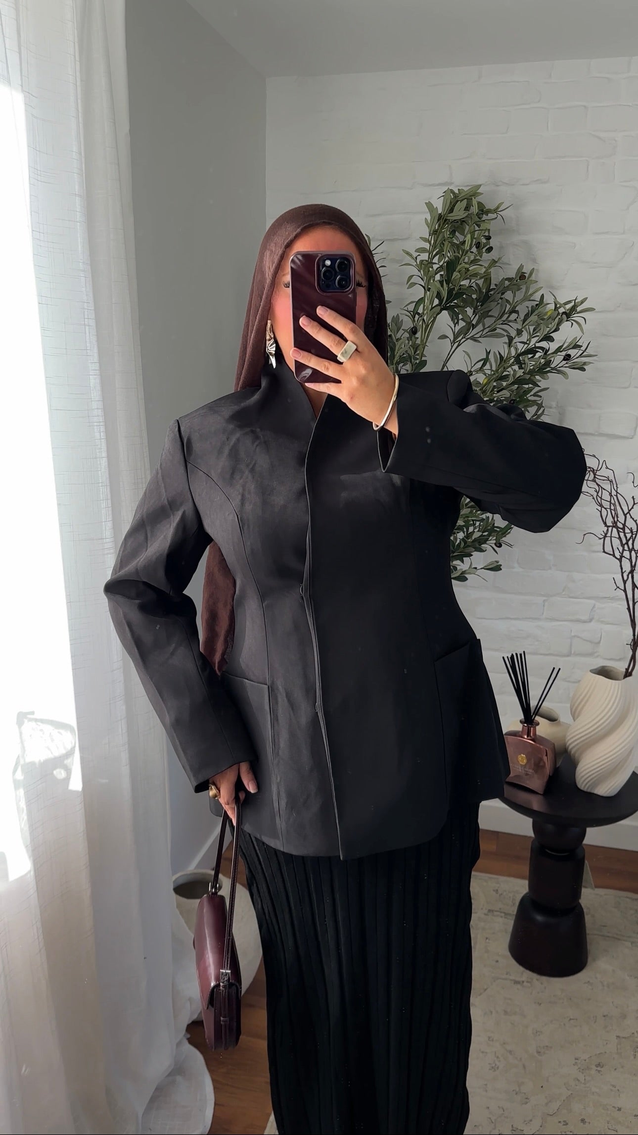 [CRÉATION] Blazer ultra cintré épais | Noir