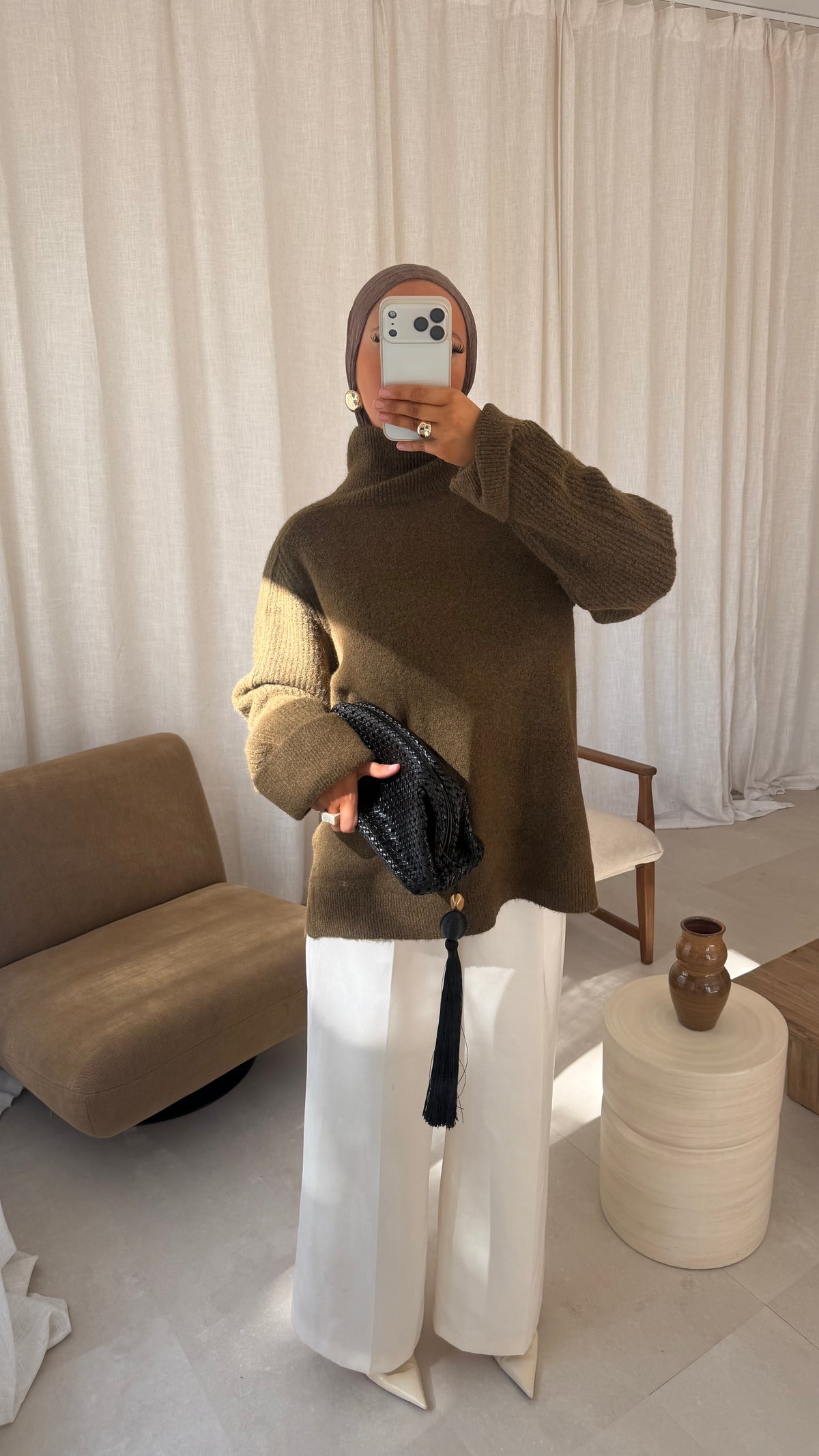 Pull long BREA | Olive
