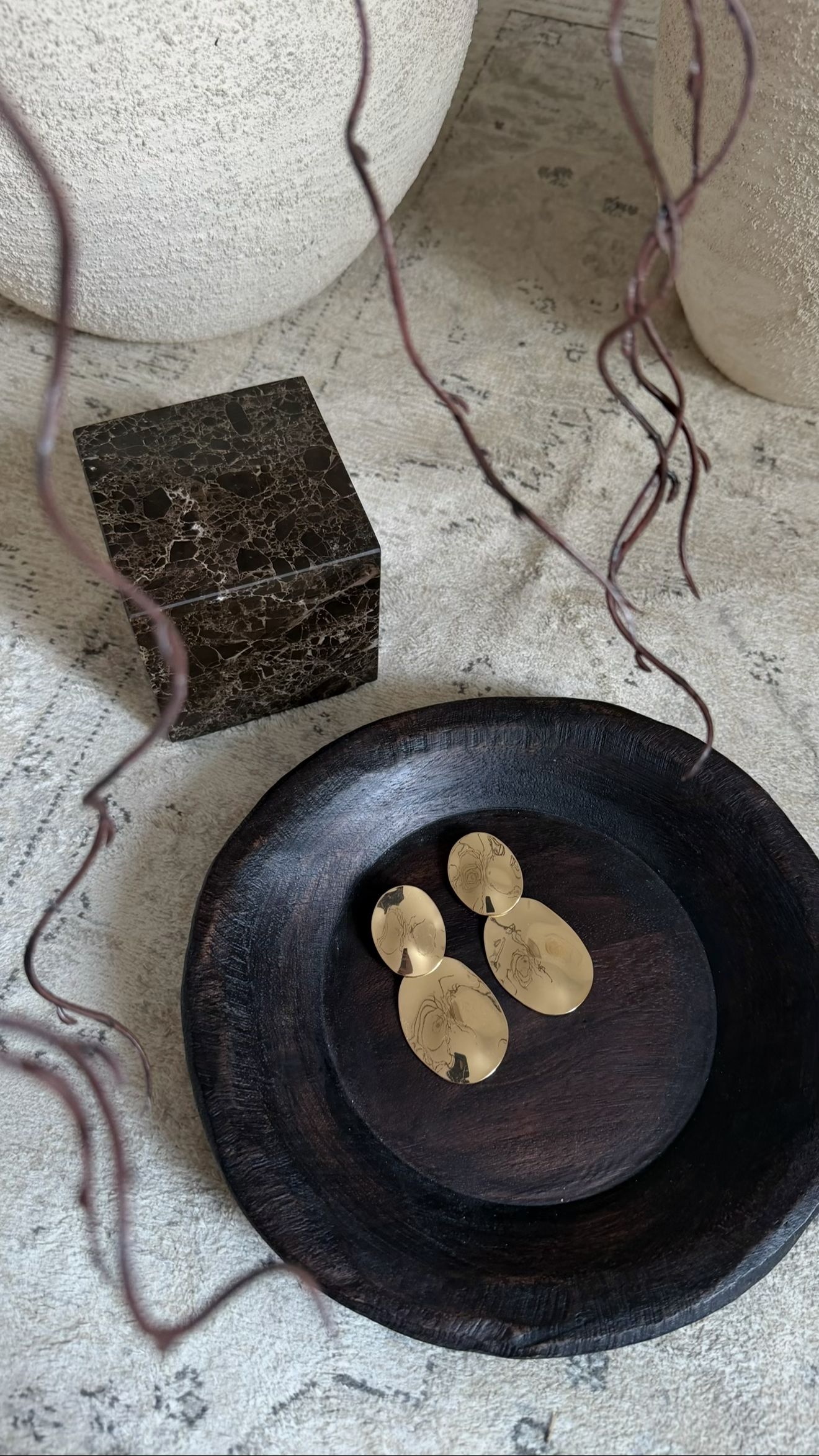 Boucles d'oreilles | Doré