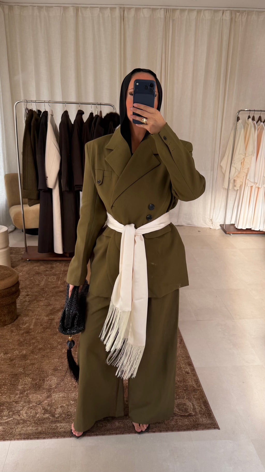 [GAMME LUXE] Blazer ultra oversize GAIA | Vert