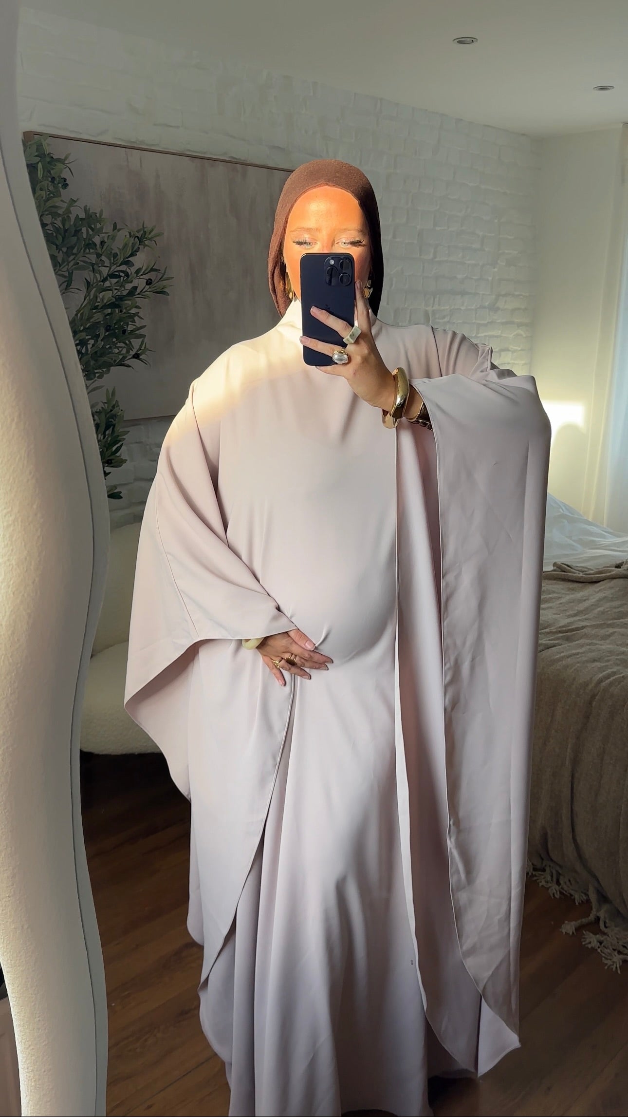 [CRÉATION] Robe ultra longue MAYARA | Rose pale