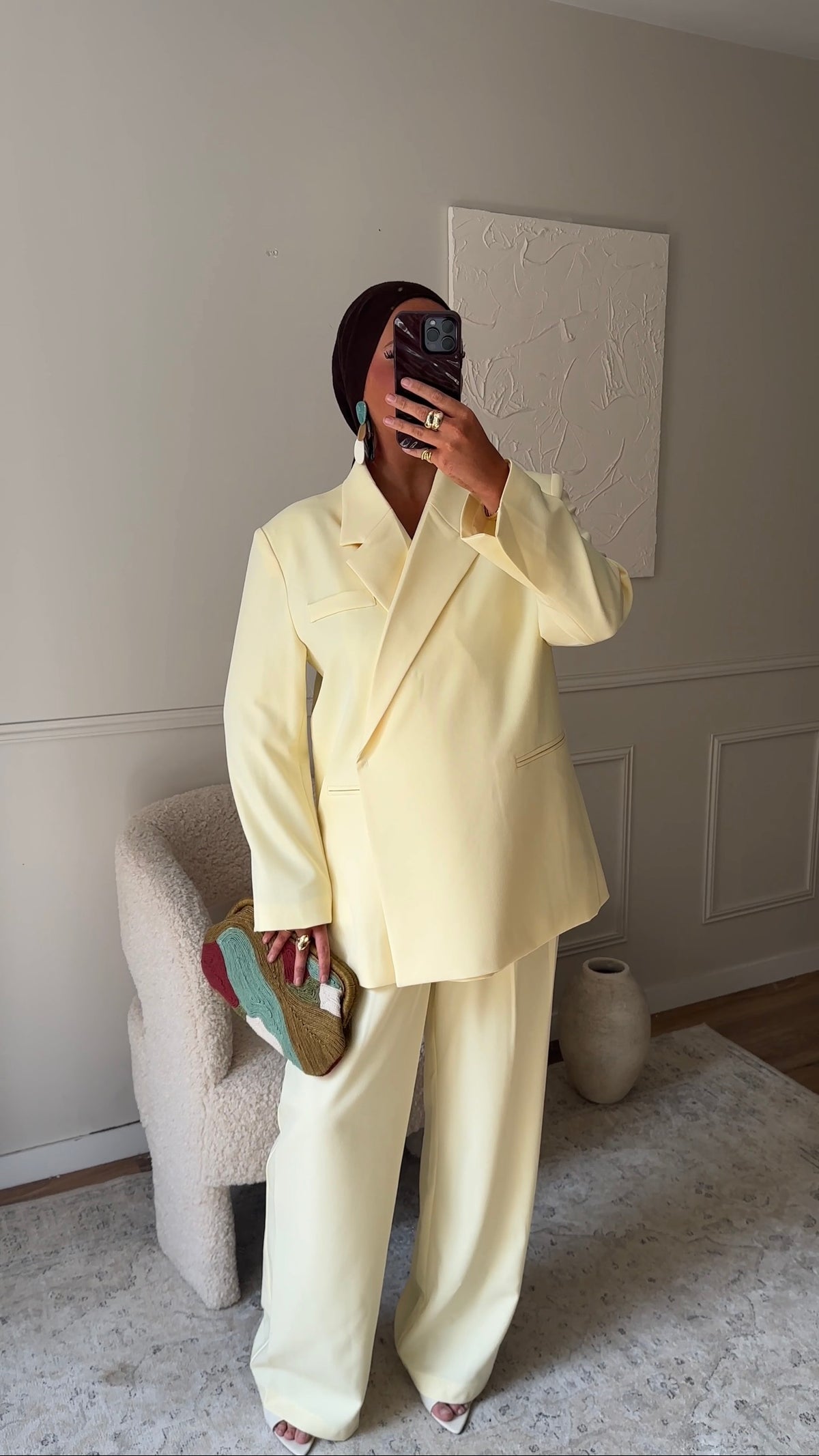 [GAMME PREMIUM] Pantalon ultra long | Jaune