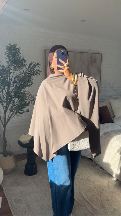 [CRÉATION] Cape oversize | Beige